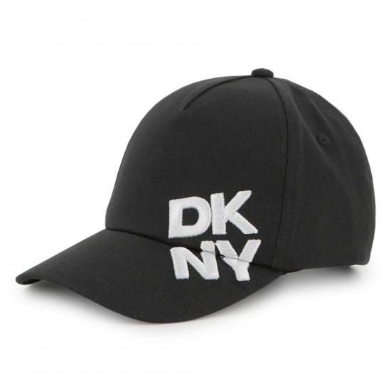 DKNY Black logo cap 
