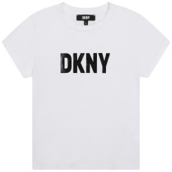 DKNY white logo t-shirt 