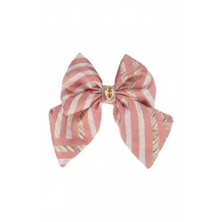 DAGA Pink/Bronze bow hairclip