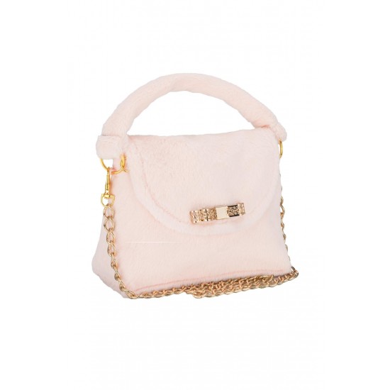 DAGA Pink fur handbag 