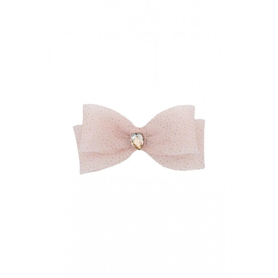 DAGA Pink glitter bow hairclip