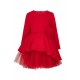 DAGA Red Tulle dress with bow detail