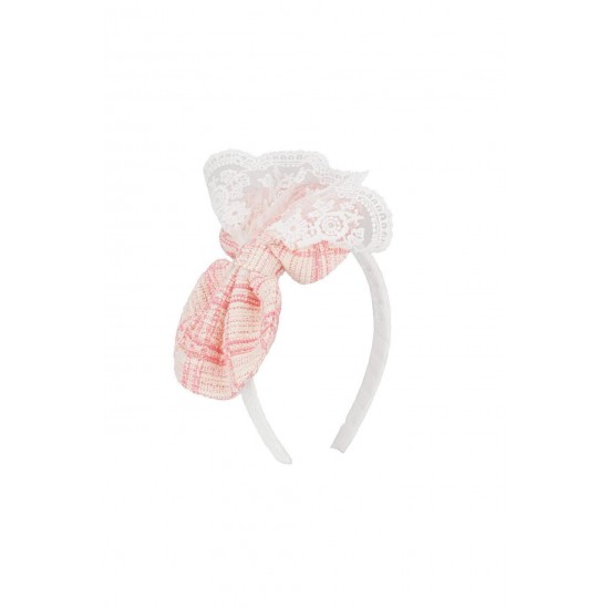 DAGA Pink/Lace print hairband 