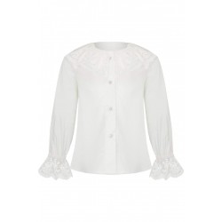 DAGA White Blouse + Pink Skirt 