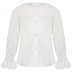 DAGA White Blouse + Pink Skirt 