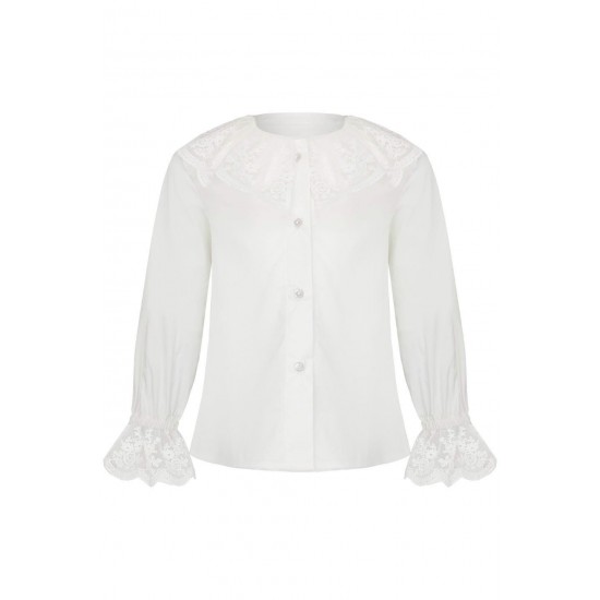 DAGA White Blouse + Pink Skirt DAGA White Blouse + Pink Skirt