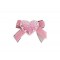 DAGA Pink heart + ribbon hairclip