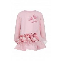 DAGA Pink tunic top + legging set 
