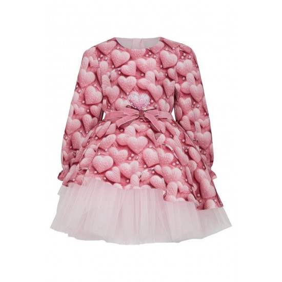 DAGA Pink heart puff dress