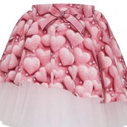 DAGA Pink hearts top + Skirt 