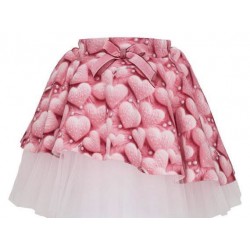 DAGA Pink hearts top + Skirt DAGA Pink hearts top + Skirt