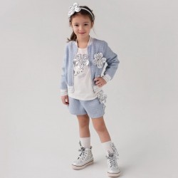 DAGA Blue mirage short jacket set 