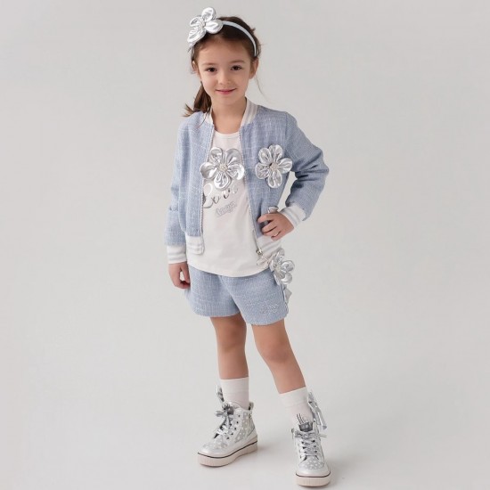 DAGA Blue mirage short jacket set 