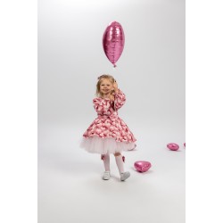 DAGA Pink heart puff dress DAGA Pink heart puff dress