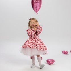 DAGA Pink heart puff dress