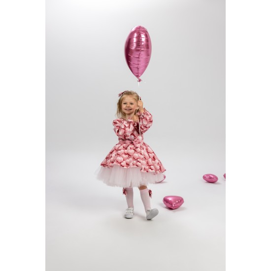 DAGA Pink heart puff dress