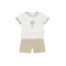 Deolinda Cream hot air balloon t-shirt + short set 