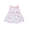 Deolinda White Strawberry dress