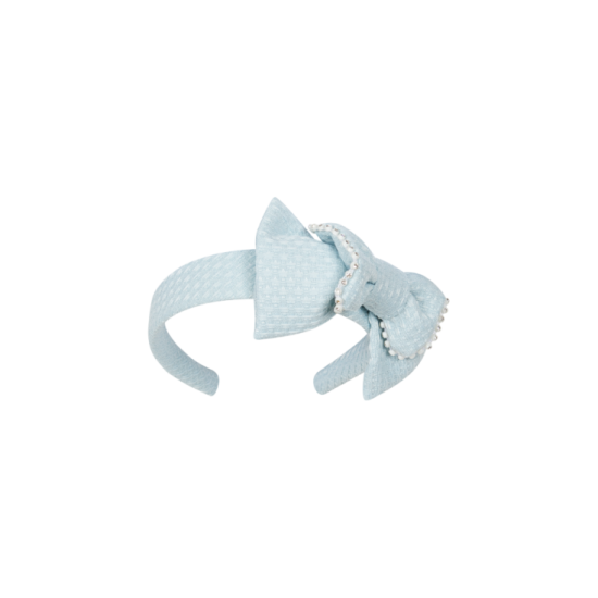 Chic By Deolinda Blue bow headband 