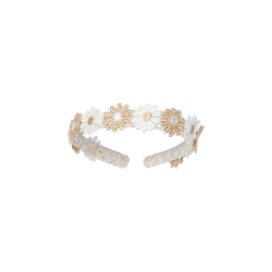Deolinda Cream/Beige flower headband 