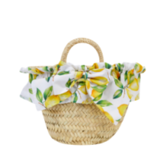 Deolinda Straw lemon bag 