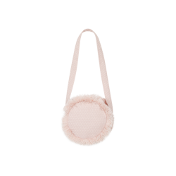 Chic By Deolinda Pink tweed circle handbag 