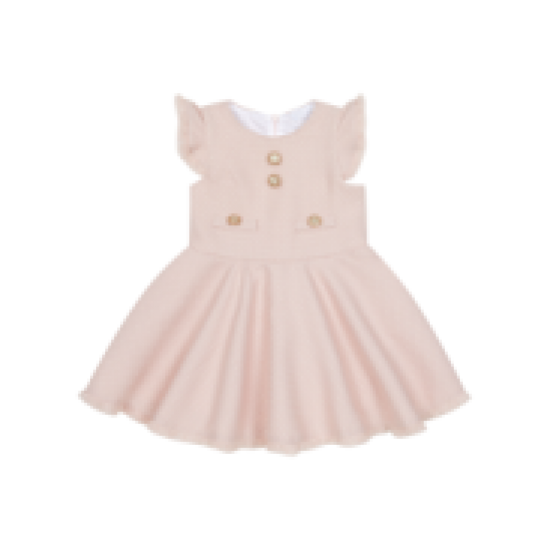 Chic By Deolinda Pink tweed dress