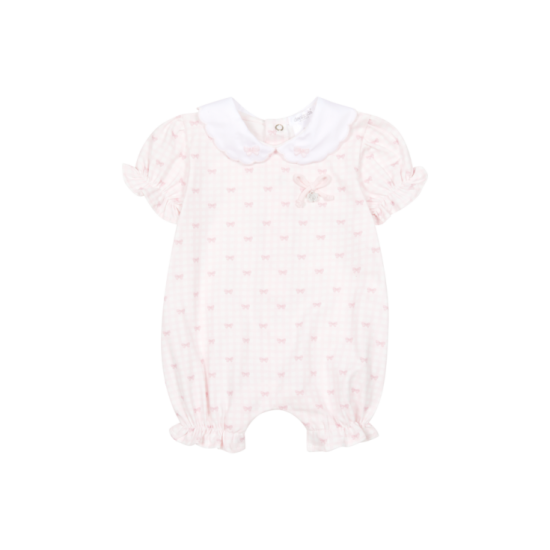 Deolinda pink bows romper Deolinda pink bows romper