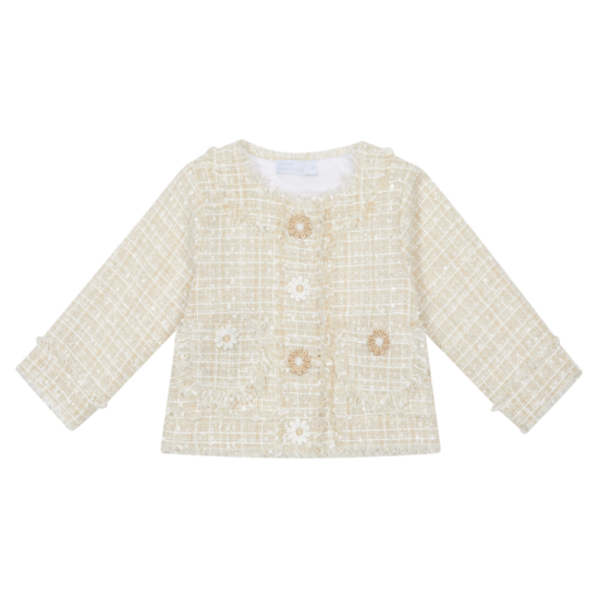 Chic By Deolinda Beige tweed jacket 