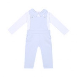 Deolinda Pale Blue dungaree set Deolinda Pale Blue dungaree set