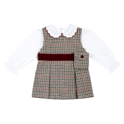 Deolinda tweed dress + Blouse 