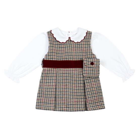 Deolinda tweed dress + Blouse 