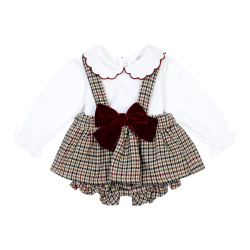 Deolinda tweed romper + Blouse 