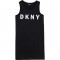 DKNY black sleeveless dress 