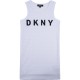 DKNY white sleeveless dress 