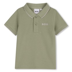 Hugo Boss Elm Green polo top 