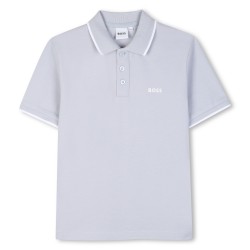 Hugo Boss Pale Blue short sleeved polo 