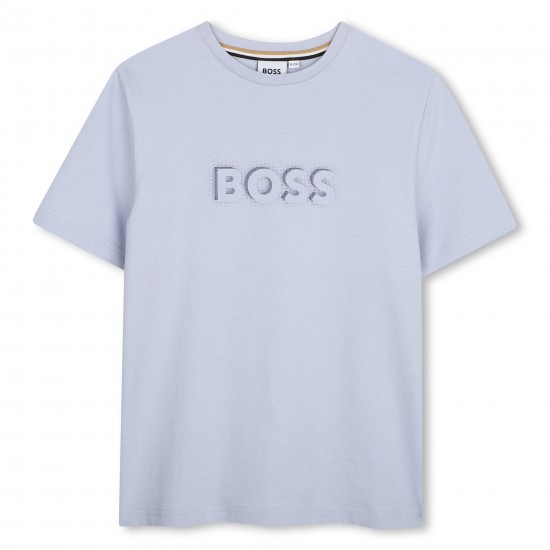 Hugo Boss Pale Blue fancy logo t-shirt Hugo Boss Pale Blue fancy logo t-shirt
