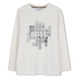 Hugo Boss Cream long sleeved top 