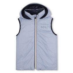 Hugo Boss Pale Blue reversible gilet 