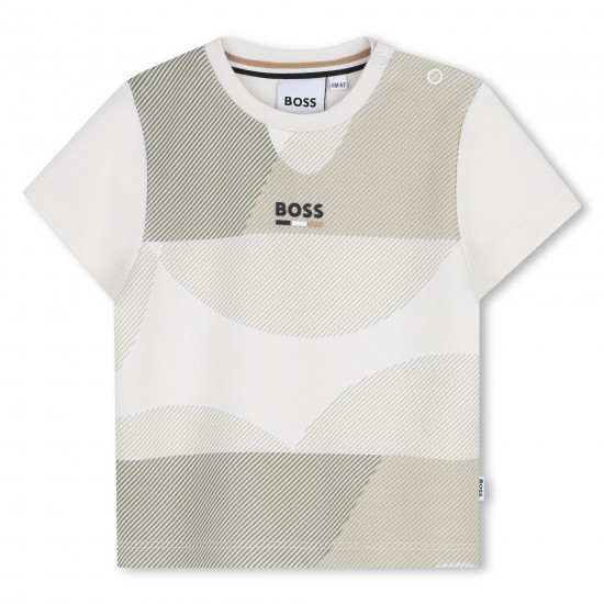 Hugo Boss Cream/Elm green t-shirt Hugo Boss Cream/Elm green t-shirt