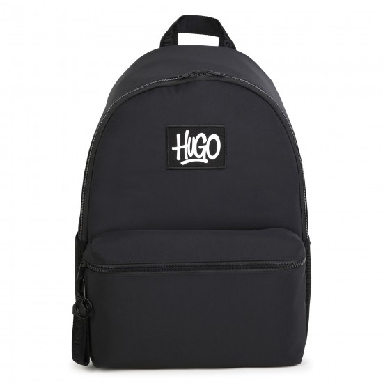 HUGO Black Backpack 