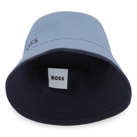 Hugo Boss Blue reversible bucket hat 