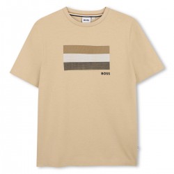 Hugo Boss Stone square logo t-shirt 