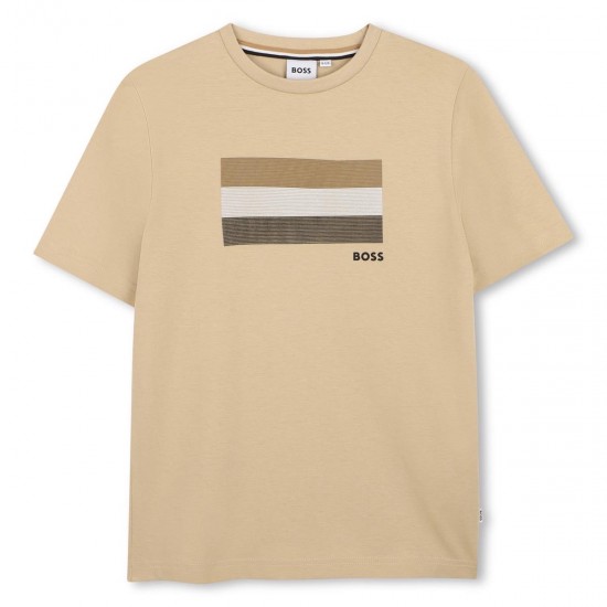 Hugo Boss Stone square logo t-shirt 