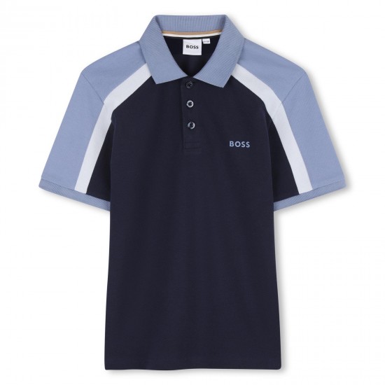 Hugo Boss Navy/Blue polo top 