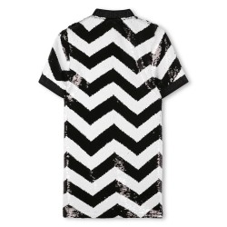 Karl Lagerfeld Black/White sequin dress