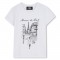Karl Lagerfeld White Maison De Karl T-shirt 