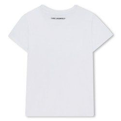 Karl Lagerfeld White Maison De Karl T-shirt 