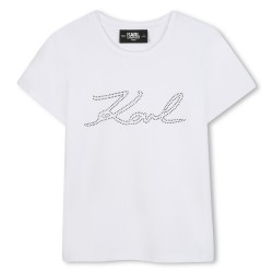 Karl Lagerfeld White logo t-shirt 
